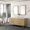 James Martin Vanities Laurent 72in Double Vanity, Light Natural Oak w/ 3 CM Eternal Jasmine Pearl Top 545-V72-LNO-3EJP - alternate 6